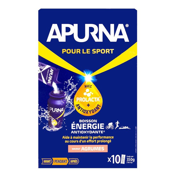 Boisson énergie agrumes 10 sachets
