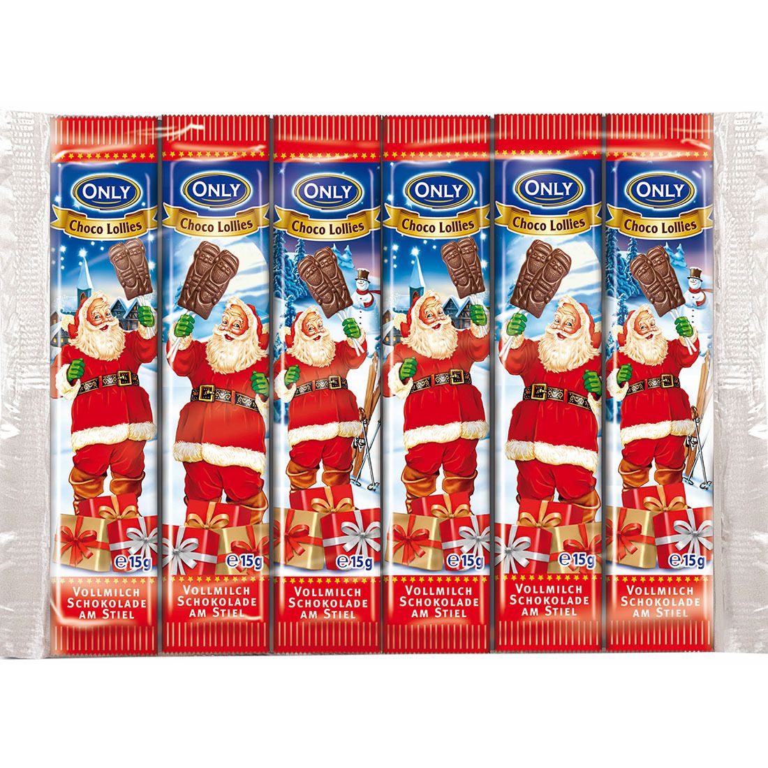 Julesjokolade lollipop