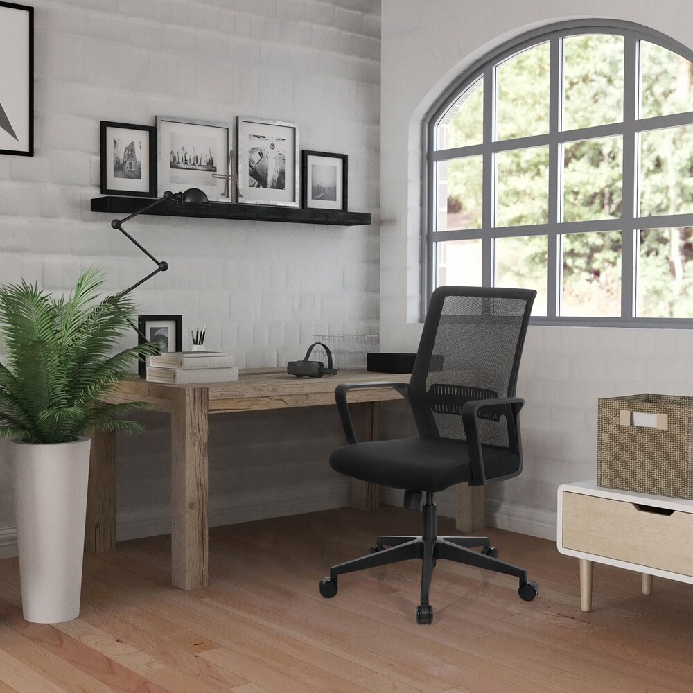 Home Office Bürostuhl PRESTON Stoff mit Armlehnen hjh OFFICE
