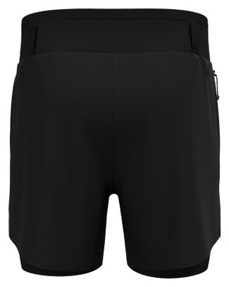 Short 2-En-1 Odlo X-Alp Trail 6'' Noir