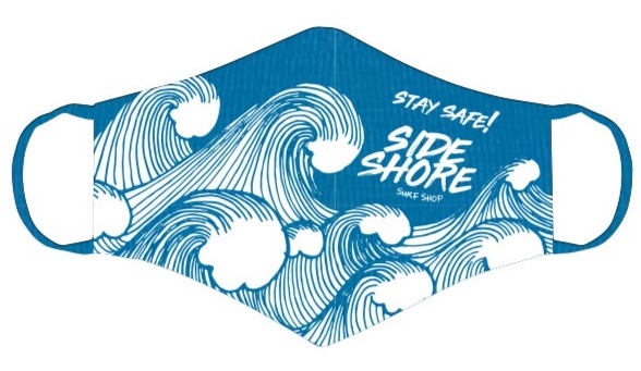 Side Shore Masque Barrière Tissu - Wave - Grom (1-4 ans)