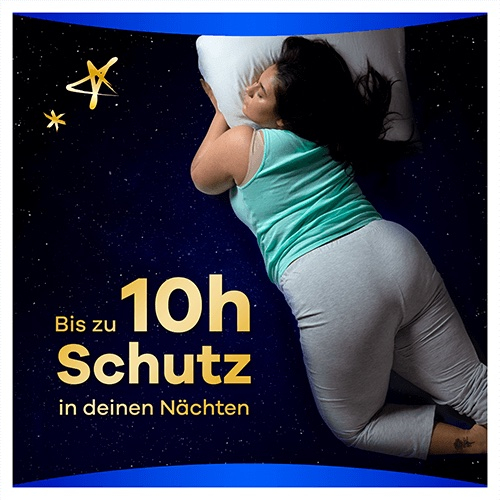 (1 Pack à 6 Stk.) Gr.4 Ultra Secure Night Damen Binde mit Flügeln