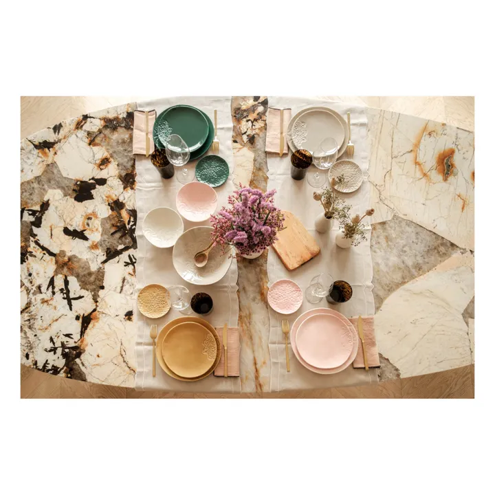 Maison Vessel Assiettes Blanca dentelle Flora - Set de 2 | Jade