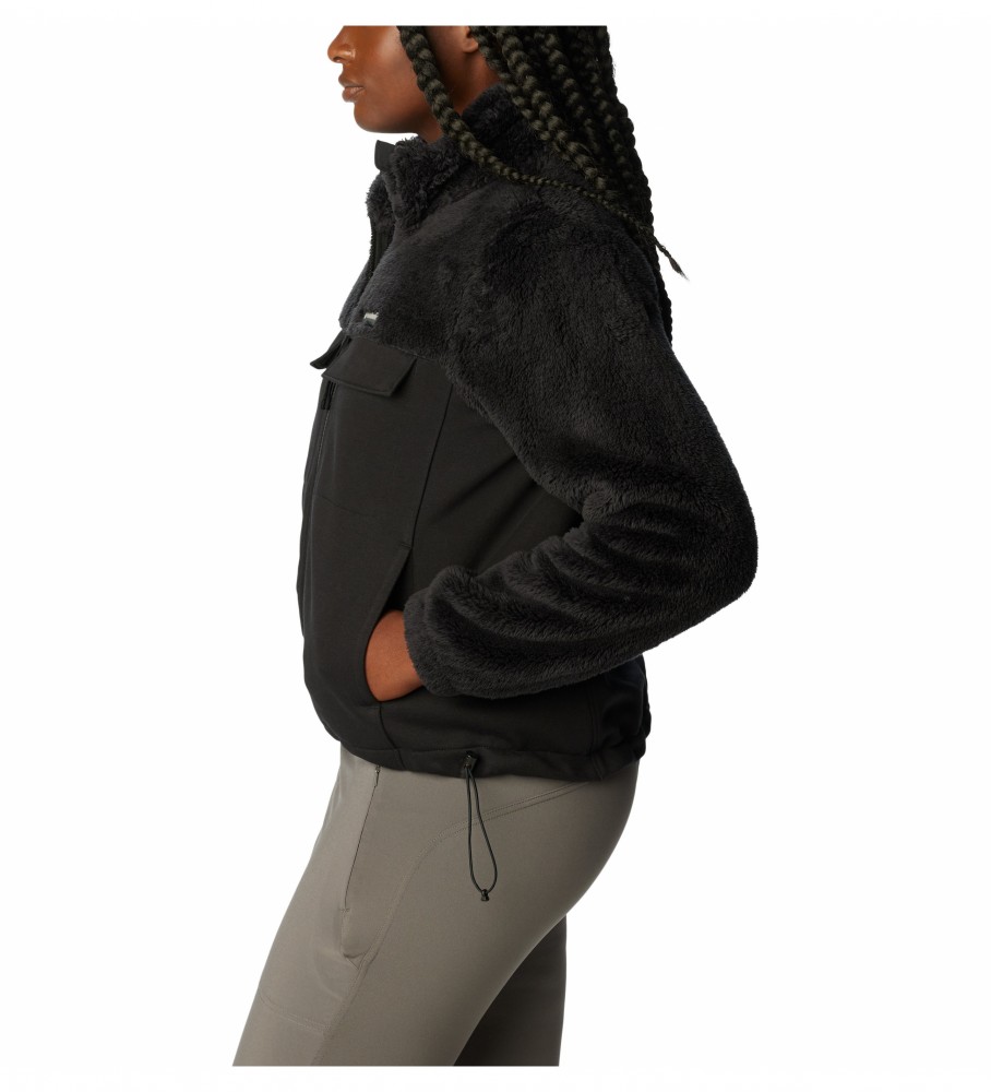 Columbia Forro polar sherpa hbrido Columbia Lodge negro