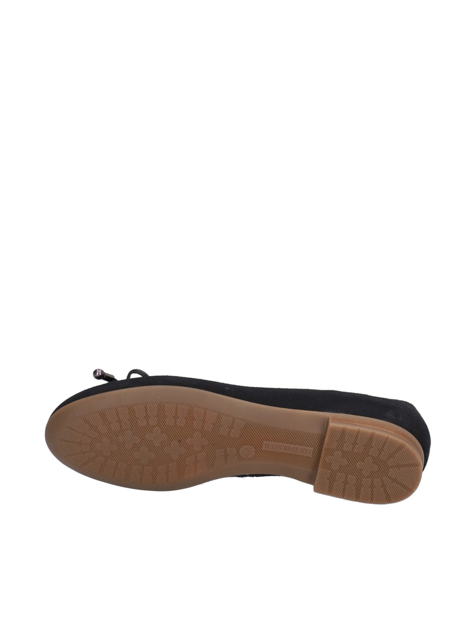 Veloursleder Ballerina