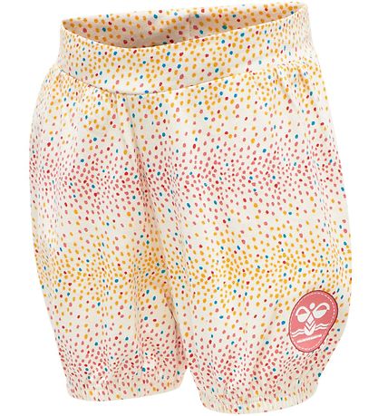 Hummel Shorts - hmlAlba - Weiß m. Punkte
