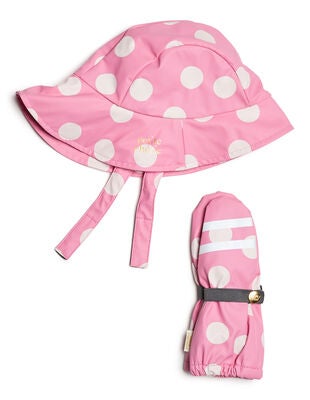 Petite Chérie Atelier Lyon Sydvest & Forede Votter, Dots Satchet Pink