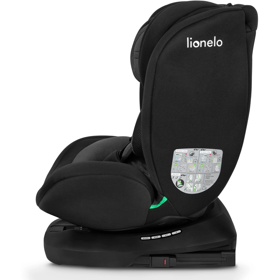 lionelo Kindersitz Bastiaan i-Size Black Grey