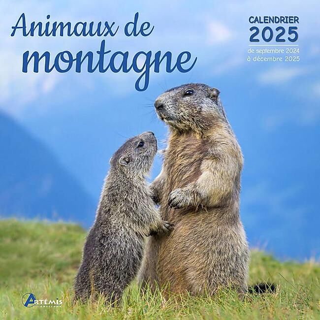 ARTEMIS - CALENDRIER ANIMAUX DE MONTAGNE 2025