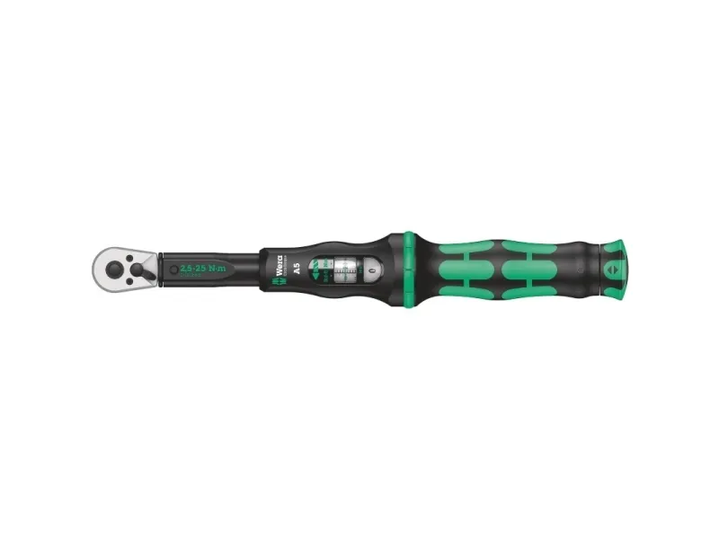 Wera Click Torque A 5 - Momentnøgle - 6.35 mm - 2.5 - 25 N·m