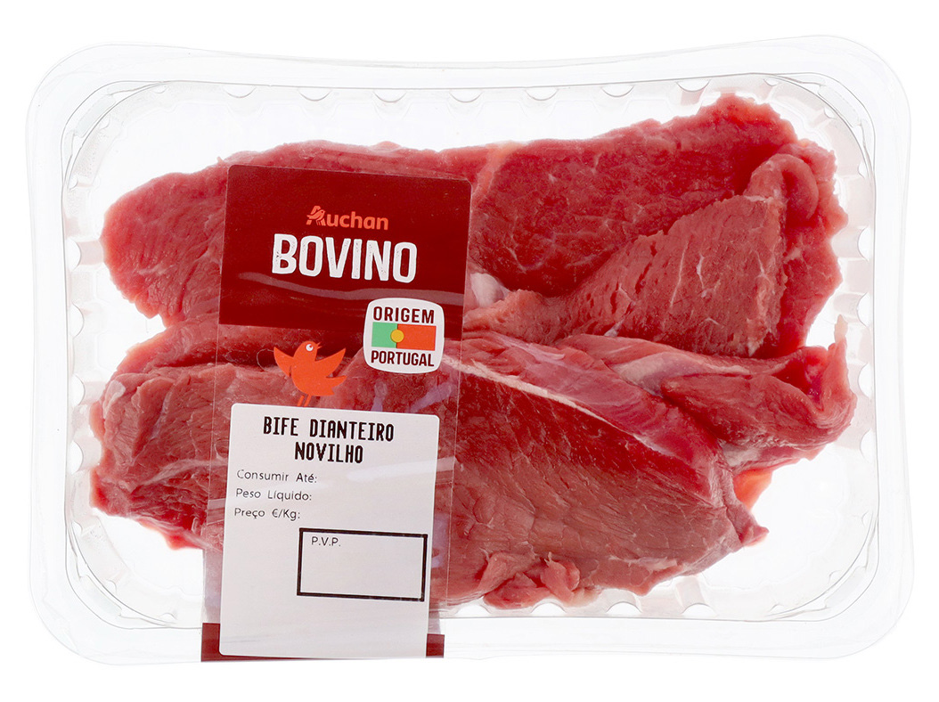 BIFE DIANTEIRO NOVILHO AUCHAN KG