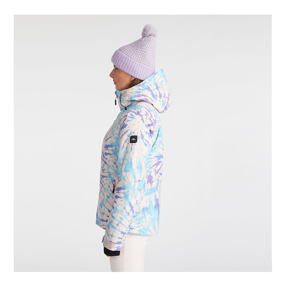 O'Neill LITE - Veste ski Femme pink tie dye