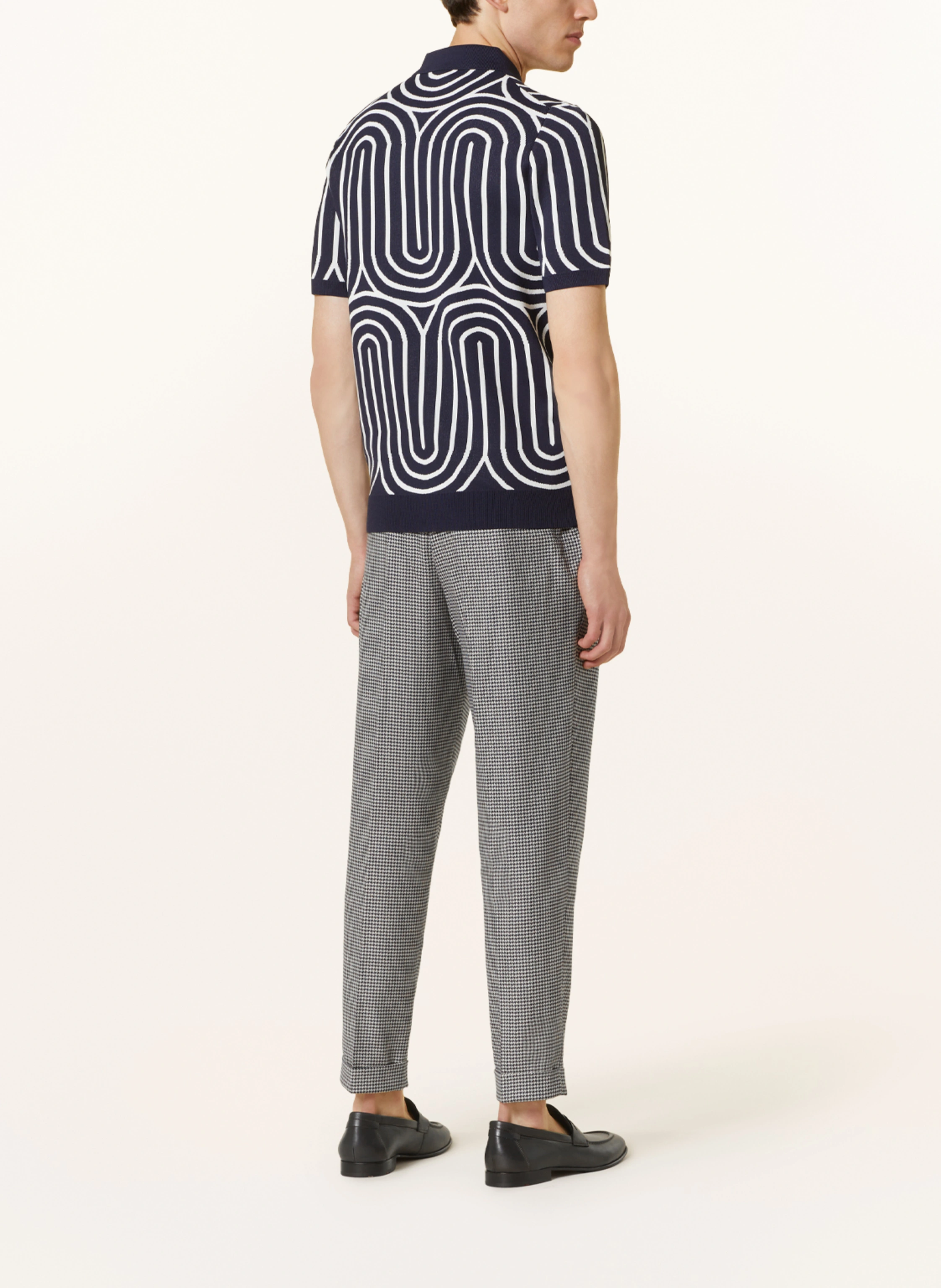 REISS Strick-Poloshirt MAYCROSS