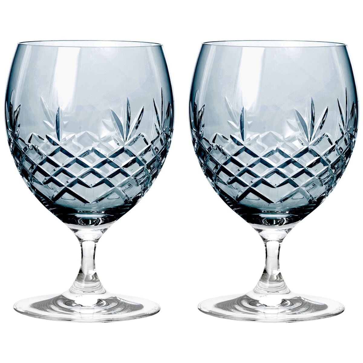 Crispy Eightball Glass 2 stk, Sapphire