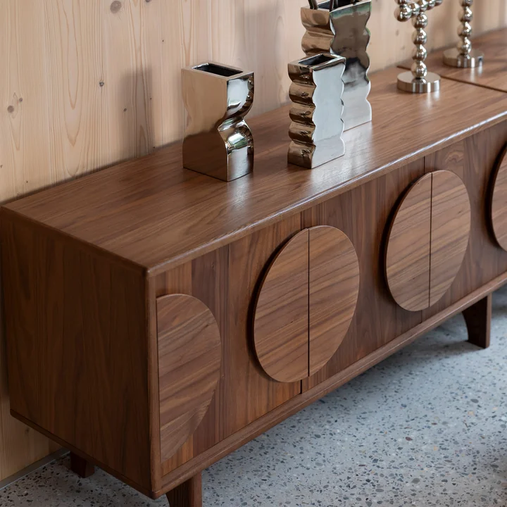 Zuiver - Groove Sideboard mit 2 Türen, Eiche
