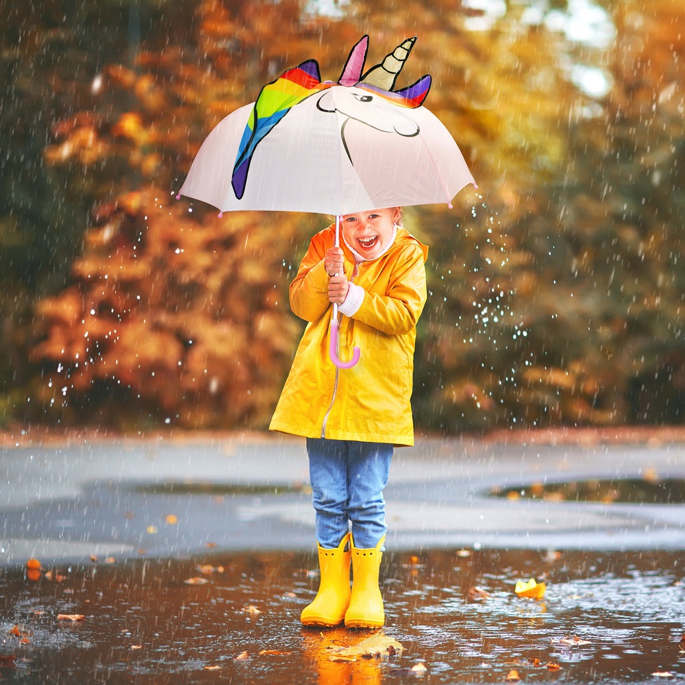 Einhorn-Kinderregenschirm