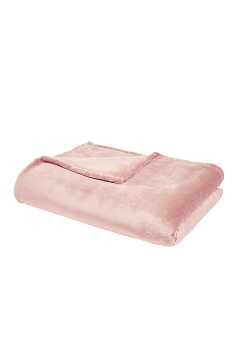 Plaid cocooning rose microplush 150 x 200 cm
