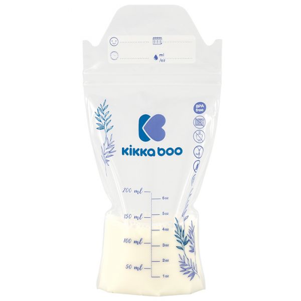 Kikkaboo Saco para Leite Materno 50 Pçs