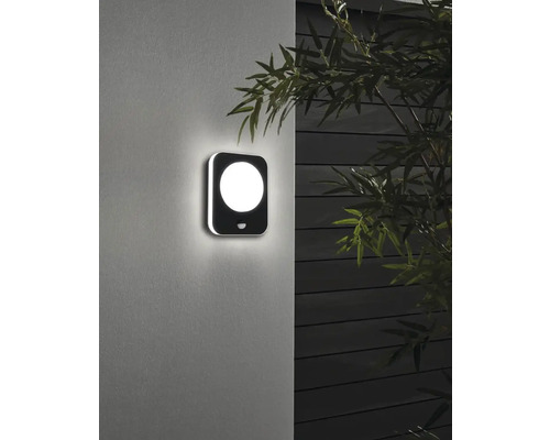 LED Sensor Buiten Wandlamp 9W 993 lm 3000K Madriz zwart/wit