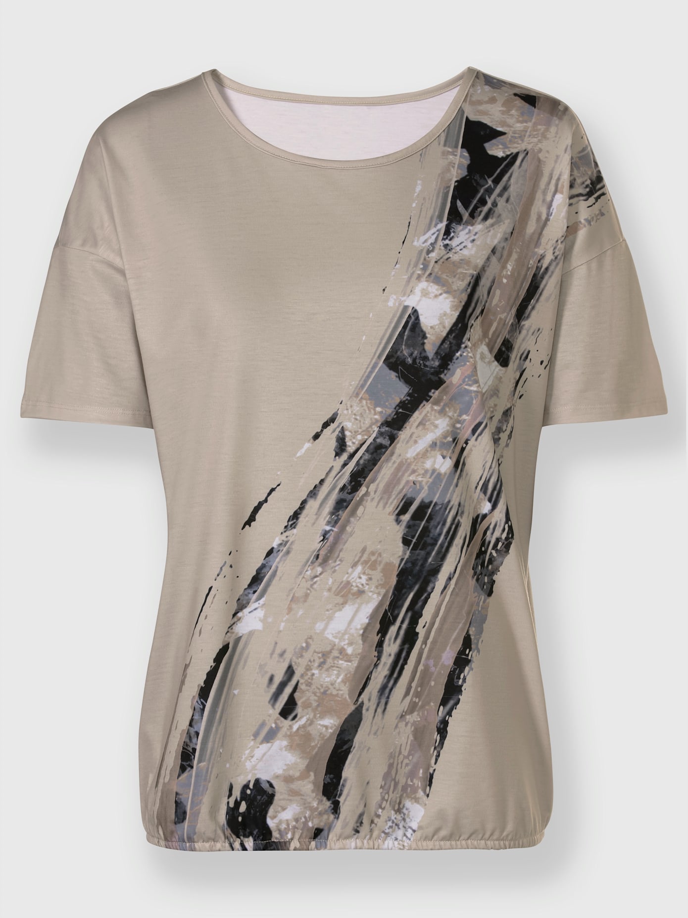 T-shirt coupe décontractée aux épaules
