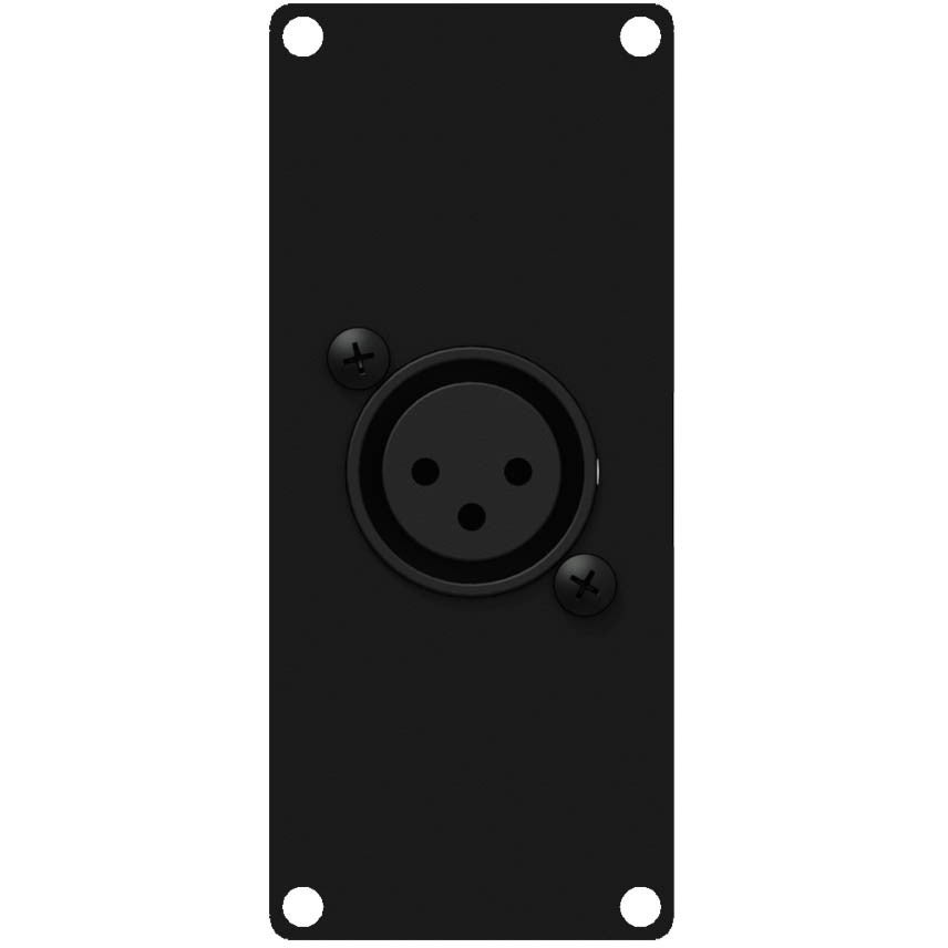 Caymon CASY121/B 3-pin XLR Female module voor CASY-chassis