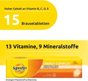 Supradyn pro energy complex Brausetabletten, 15 Stück