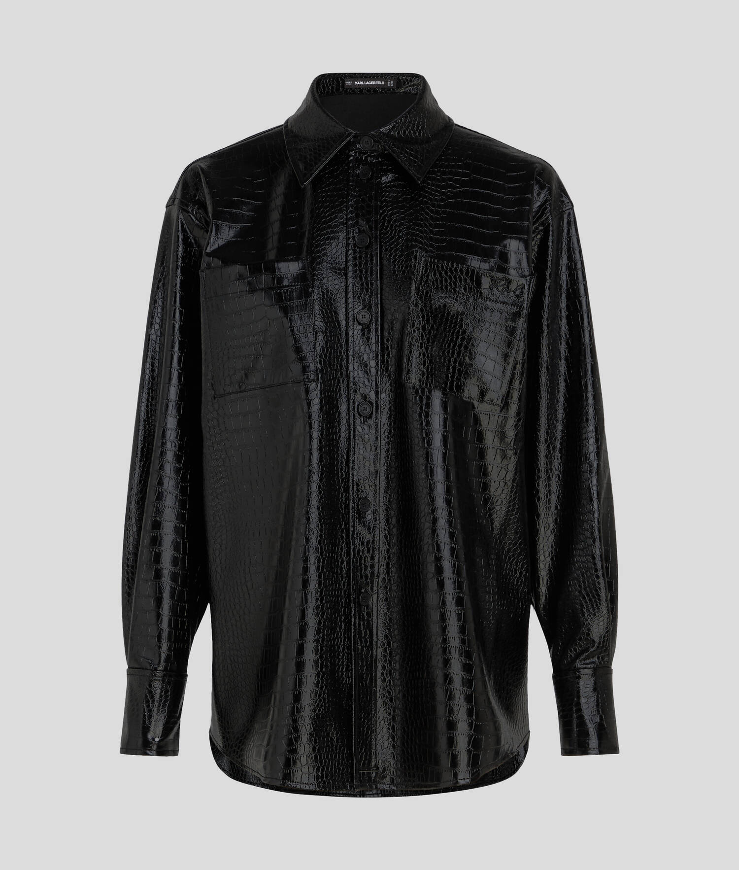 CHEMISE EN SIMILI-CUIR
