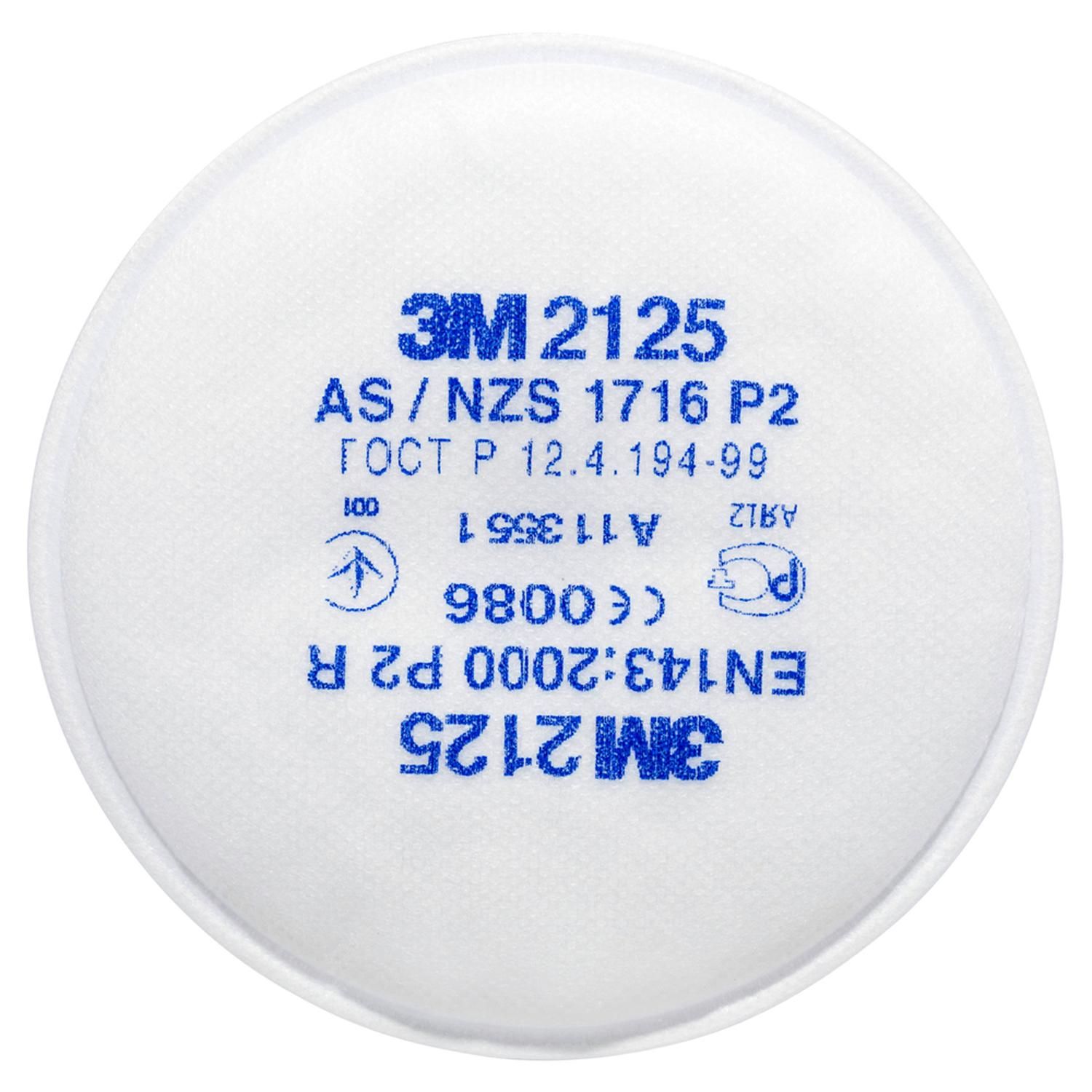 3M Deeltjesfilter P2 R (10 paar) - 2125