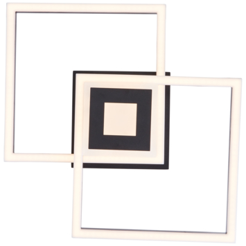 Brilliant plafondlamp Bray 22W 2900lm zwart