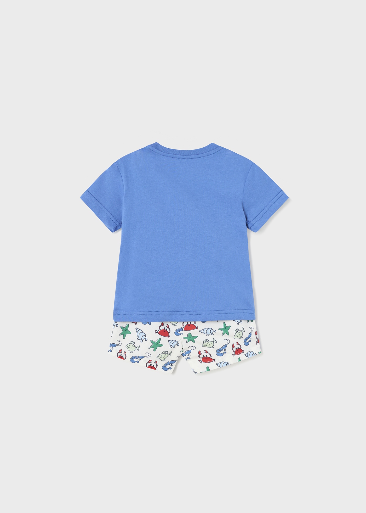 Conjunto de duas peças com camiseta e maiô para bebê