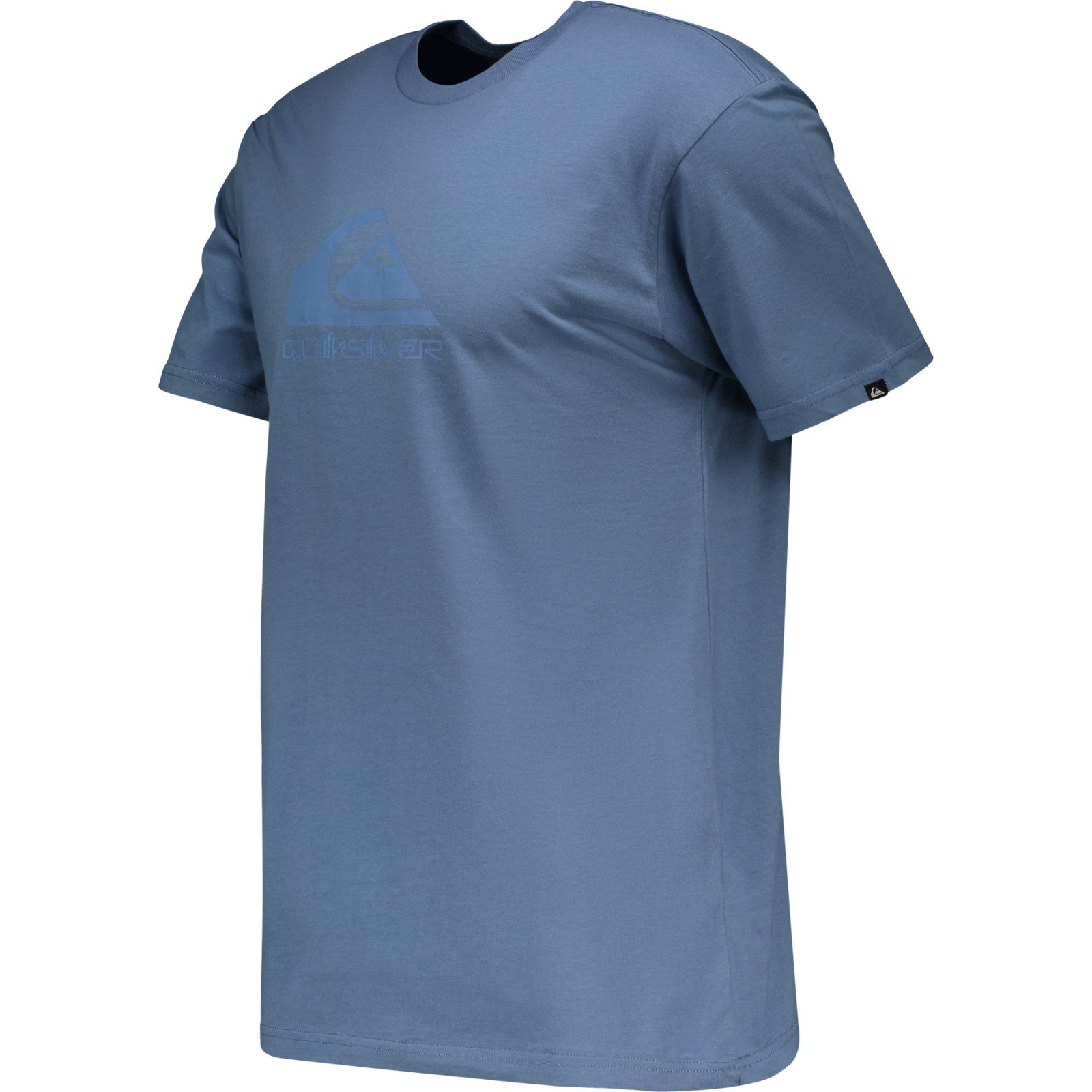 Quiksivler Herren-T-Shirt EV Comp Logo S, mittelblau