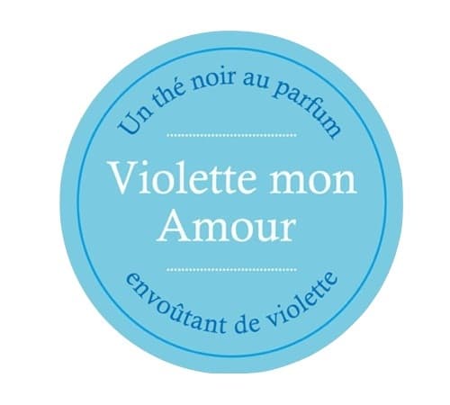 Thé noir Violette mon Amour - Vrac 100g - COMPTOIR FRANÇAIS DU THÉ