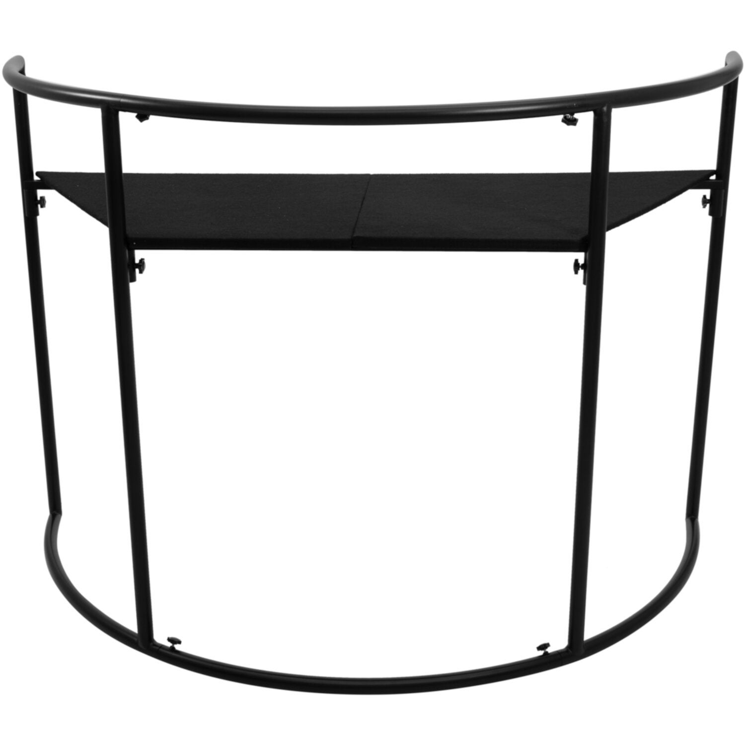 Omnitronic Curved Mobile Event Stand DJ-booth incl. tas en cover