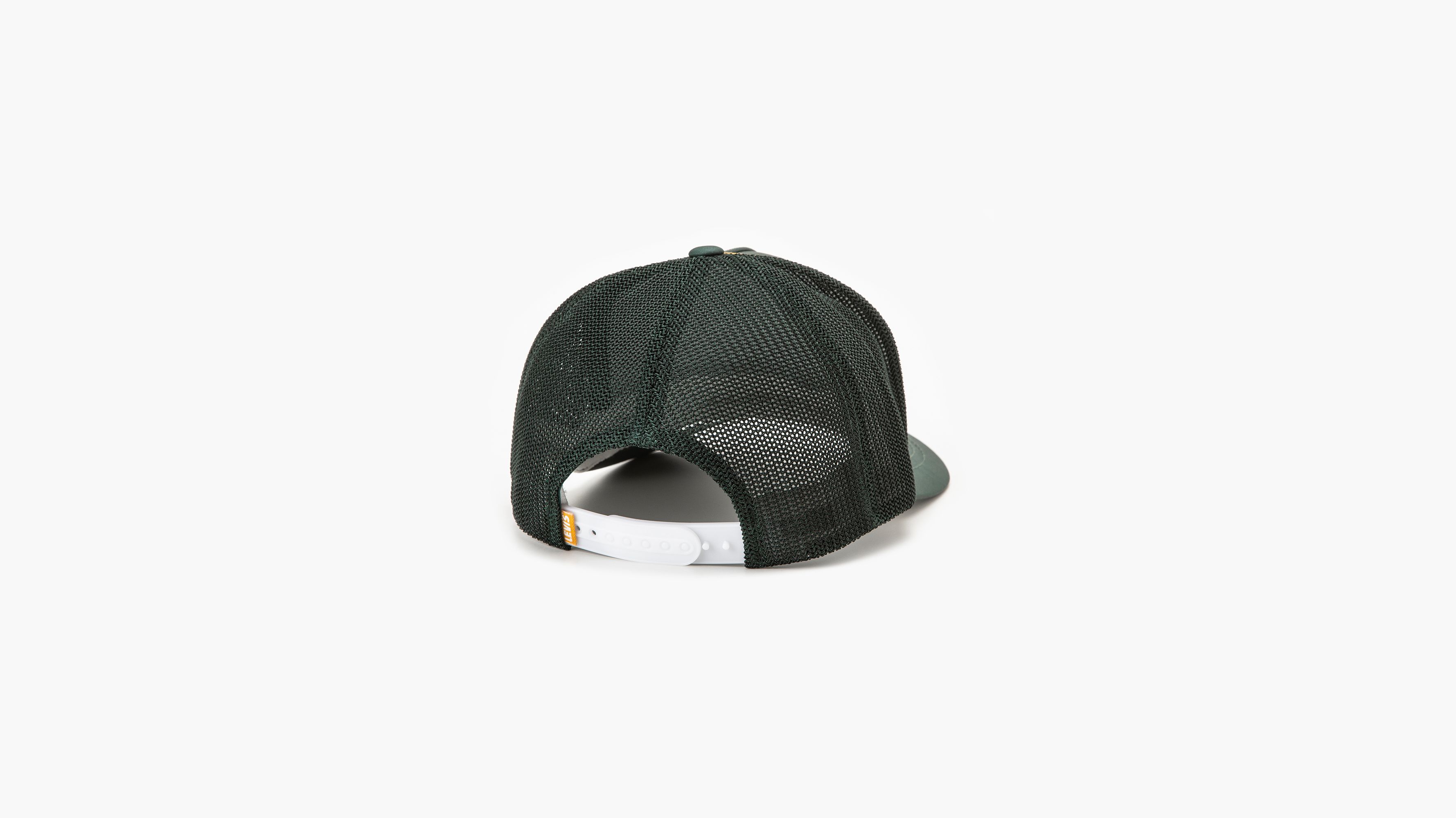 Levi's® Gold Tab™ Flexfit® casquette Trucker - Medium Green - Jaune