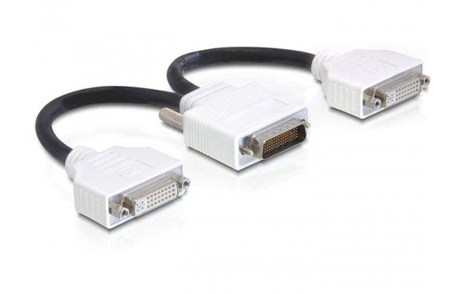 Adapter DMS-59 - DVI-IDSM-59 auf 2x DVI Adapter