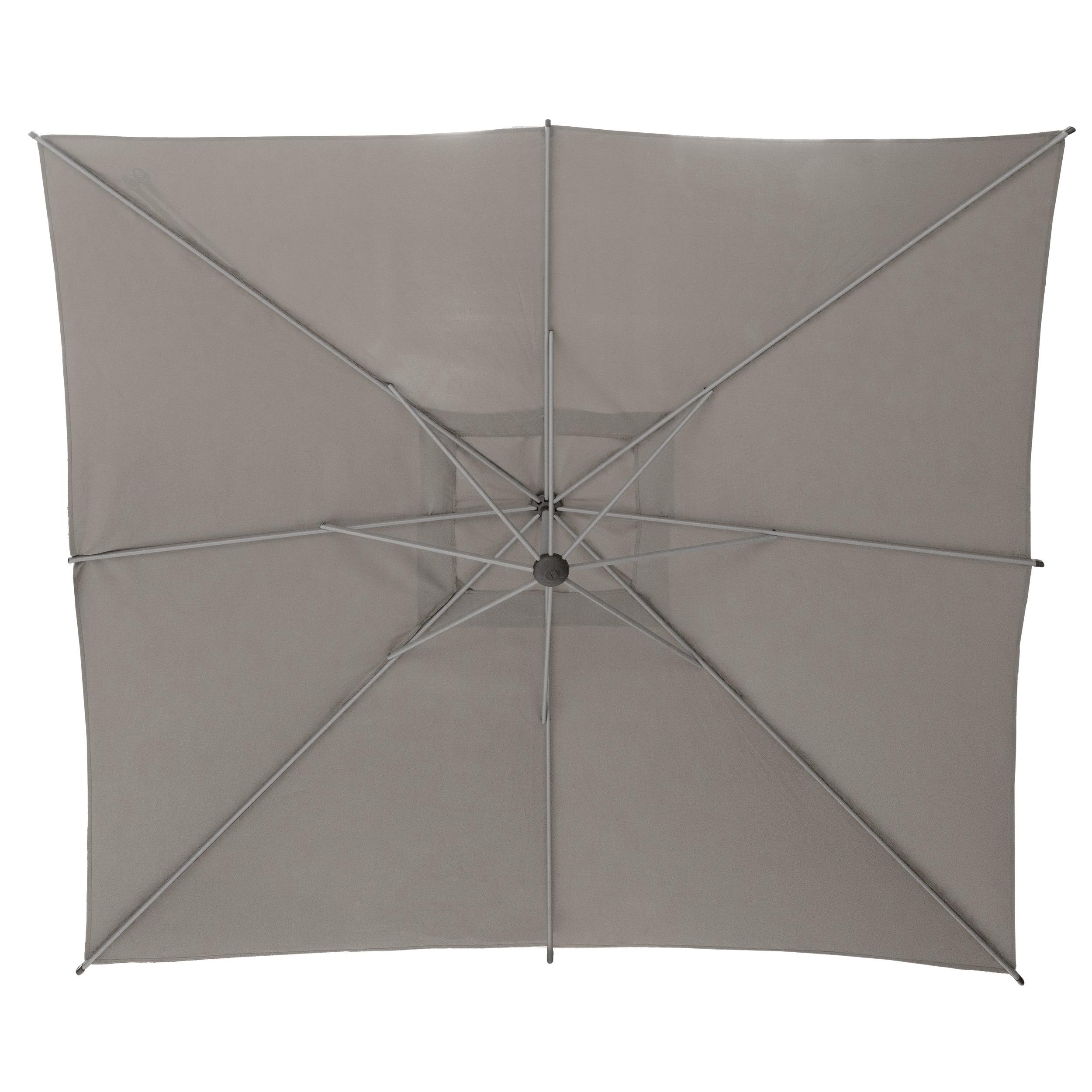 PARASOL DECENTRE 2.5X2.5M MANOA TAUPE