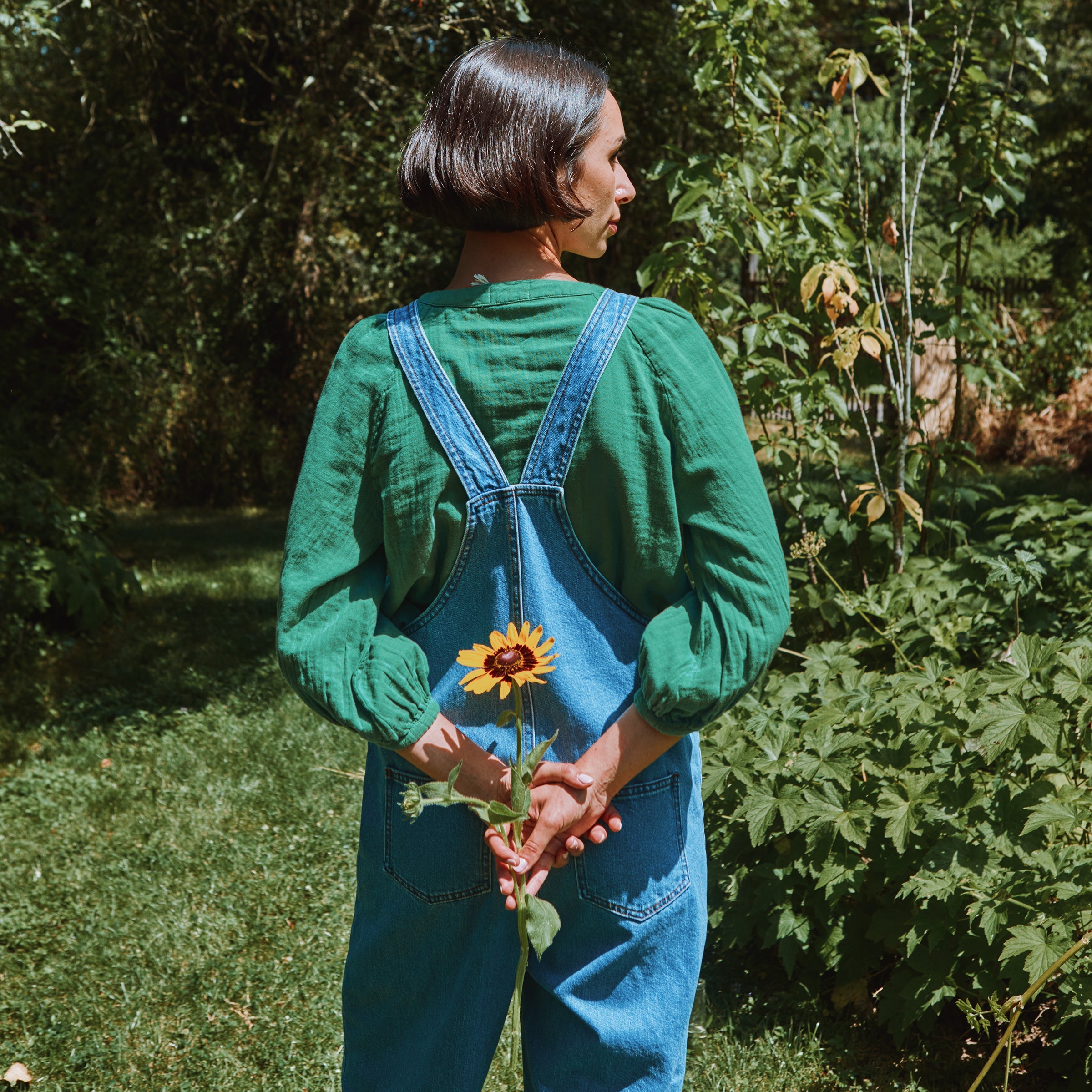Adult Bluse Onagre Deep Grass Green