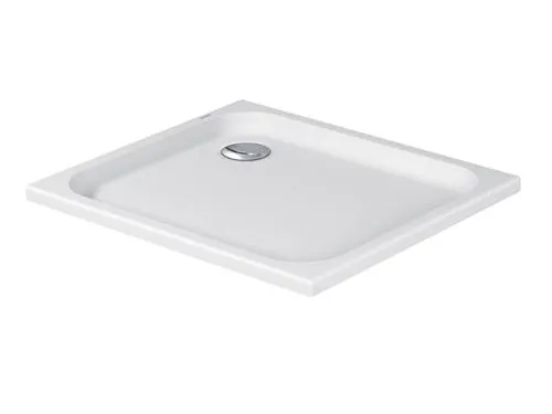 Brusekar D-Code 900x750mm hvid akryl