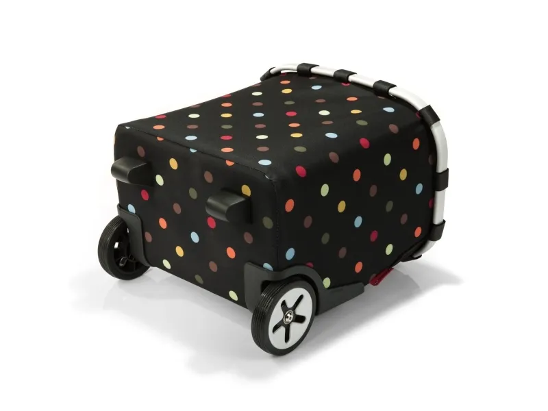 Reisenthel ?arrycruiser, Mulepose, Sort, Flerfarvet, Aluminium, Polyester, Mønster, 2 hjul, 40 L