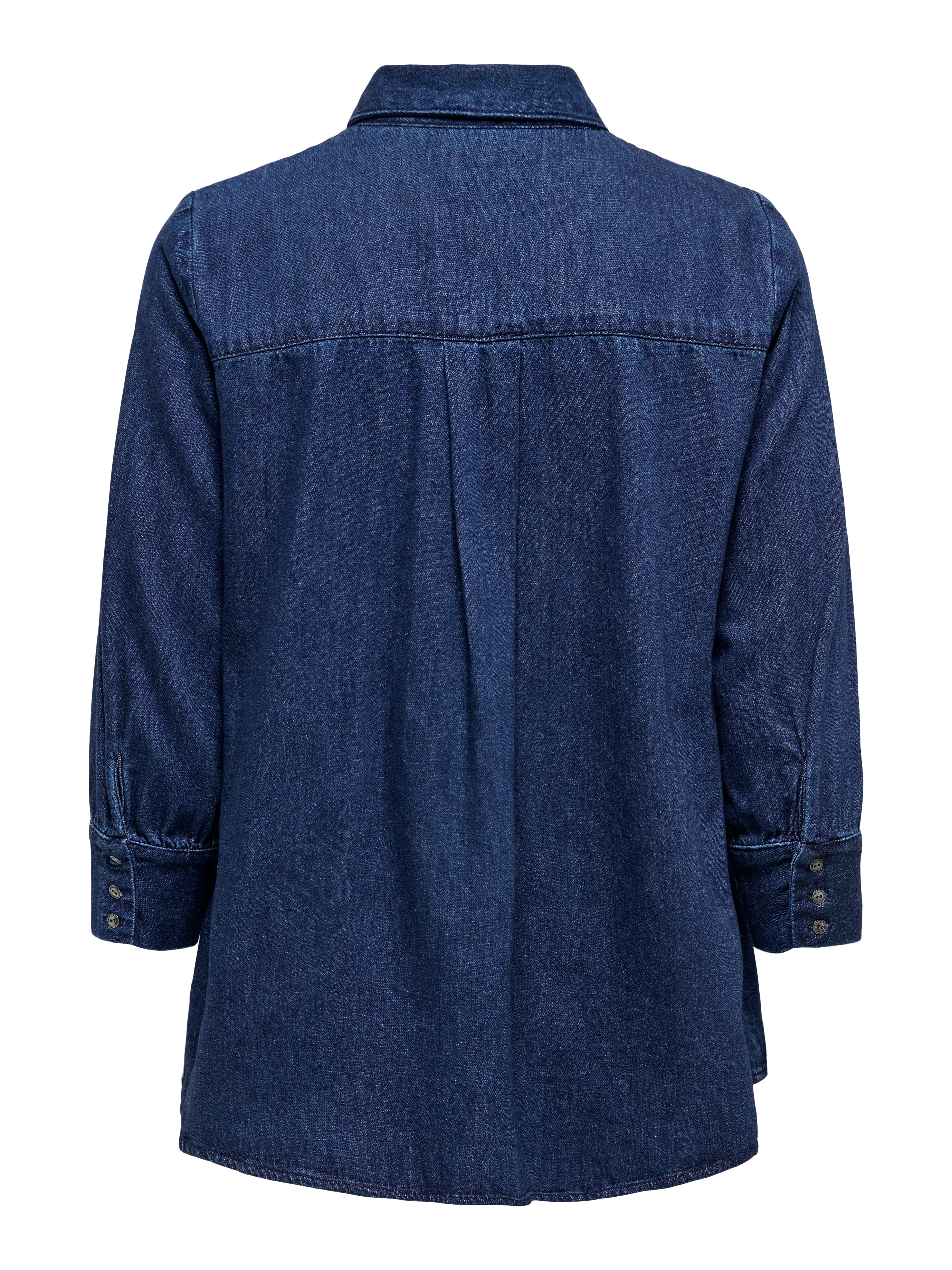 ONLMARY Jeanshemd Dark Blue Denim