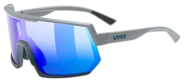 Lunettes Uvex sportstyle 235 gris / bleu mirrored