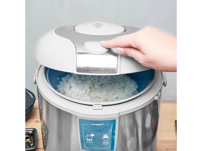 Gastroback Reiskocher Design 1 l Reiskocher mit Warmhaltefunktion