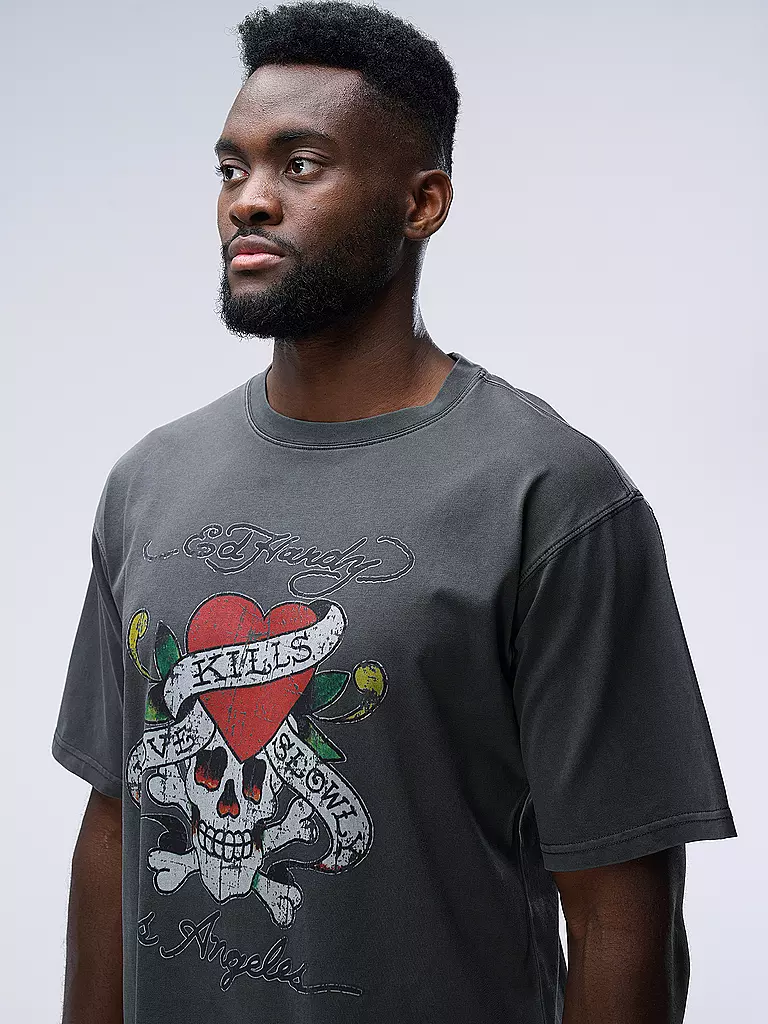 ED HARDY T-Shirt LOVE KILLS SLOWLY schwarz