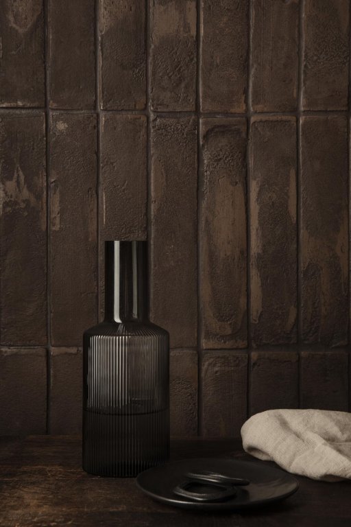 Ferm Living Ripple karaf 1L H24 Clear