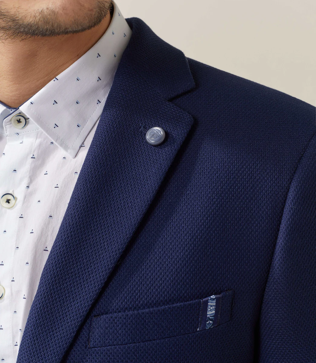 Veste casual bleu 