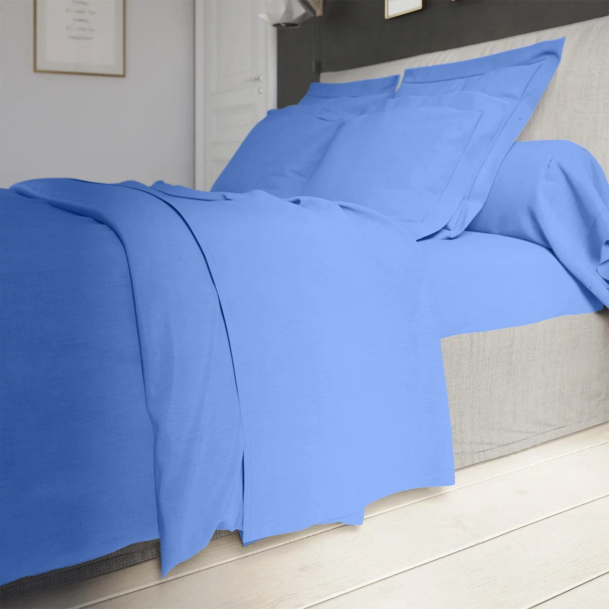 Housse de couette Influence Percale Lazuli