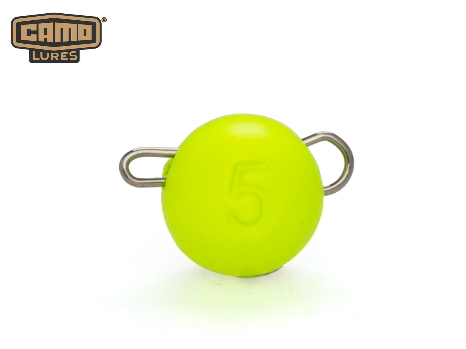 CAMO Tungsten Flexible Head - CHARTREUSE 7g (2 Stk.)