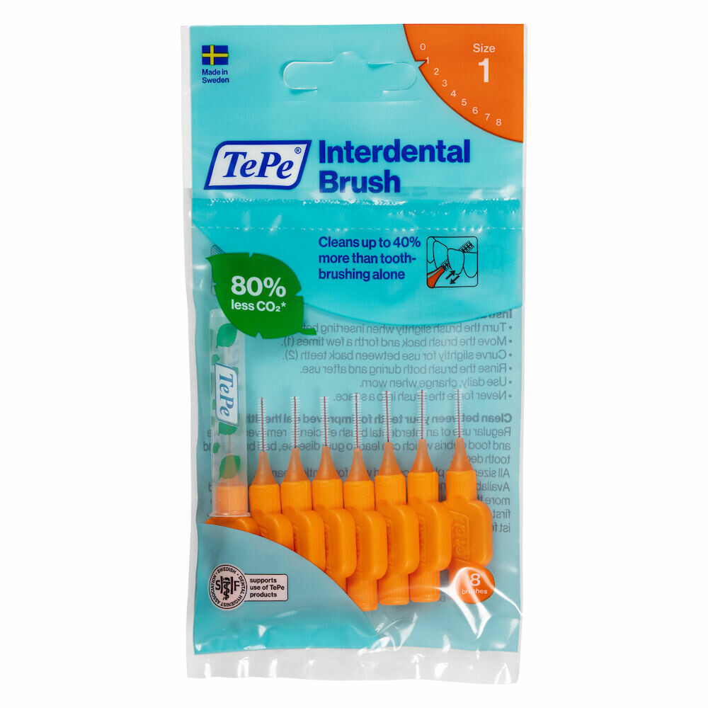 TePe Interdentale Ragers Original 0,45 mm Oranje8 stuks