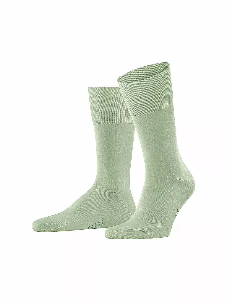 FALKE Socken TIAGO pale olive hellgrün
