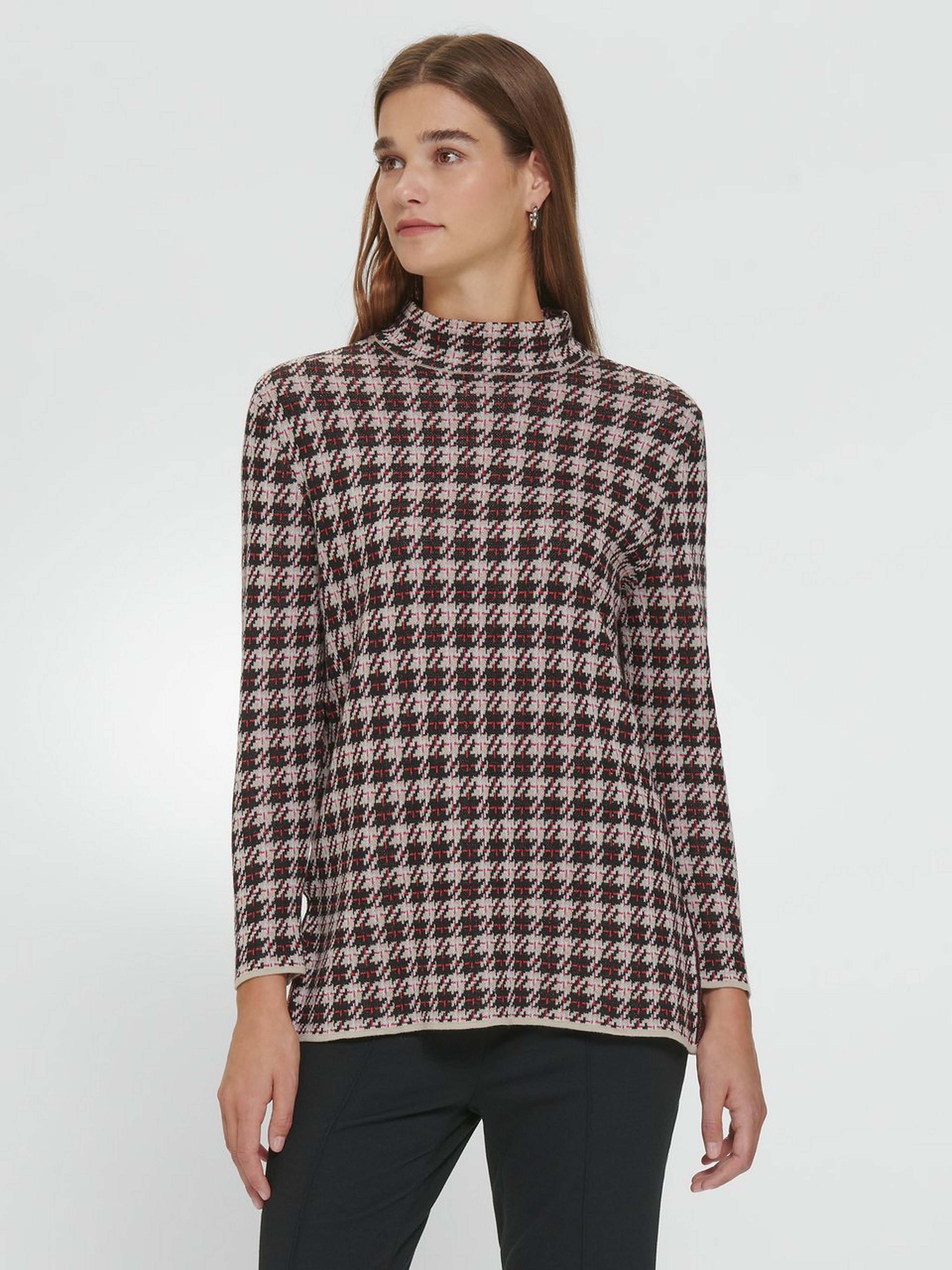 Long-Pullover aus 100% Baumwolle Supima